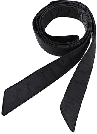 MISUVRSE Cintura di Ricambio per Cappotto in Piumino Donna/Uomo, Nero Opaco, Taglia Unica
