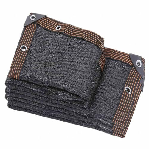 Rete Ombreggiante Resistente Ai Raggi Uv Tenda Ombreggiante Esterno Telo Ombra Tessuto Ombreggiante Traforato Tenda A Vela Protezione UV 95% Copertura Serra Giardino Tetto Piscina,black-4x8m