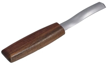 Cincel para Tallar Madera, Herramienta para Esculpir Forma Curva, Cincel de Mano de Acero CR V para Carpintería