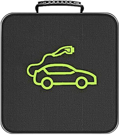 Generisch Waterproof Carry Bag EV Charging Cable Organizer Car Acid Organizer Case with Double Handle Electric Charging Case Carrying Bag for, Large Square, Voir description, See description