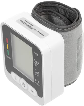 SAFIGLE Tragbares Digitales Handgelenk Blutdruckmessgerät Leichtes Armband Design Mit Großem Display Schnelle Messung Für Zuhause Und Reisen Seniorengerecht