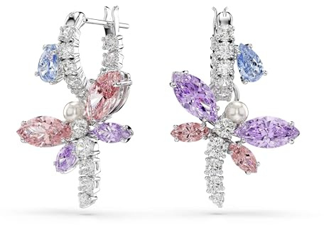 Swarovski Ariana Grande X Swarovski Kollektion, Gemischte Schliffe, Libelle, Rhodiniert
