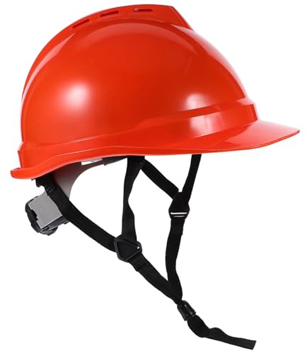 Cabilock Casco Protettivo da Lavoro in Abs Resistente Agli Urti Casco con Visiera Larga Ventilato per Appaltatori Operai Applicazioni Industriali Facile e Sicura