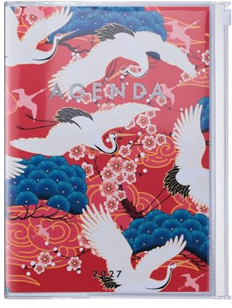 MARK'S 2026/27 Diary A5 Japan / Birds // Red