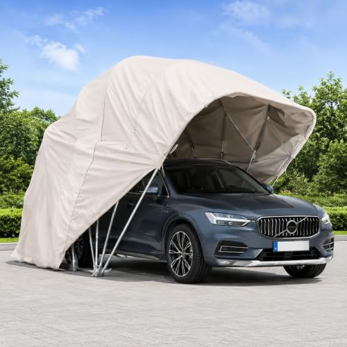 Carport 5,5x2,5m Pliable Portable Abri Voiture