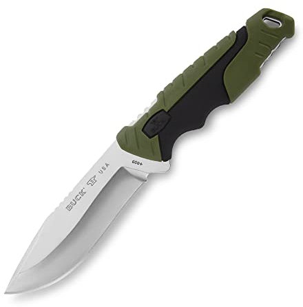 Buck Poignard Pursuit Large n° 0656GRS, Vert, 11,5 cm
