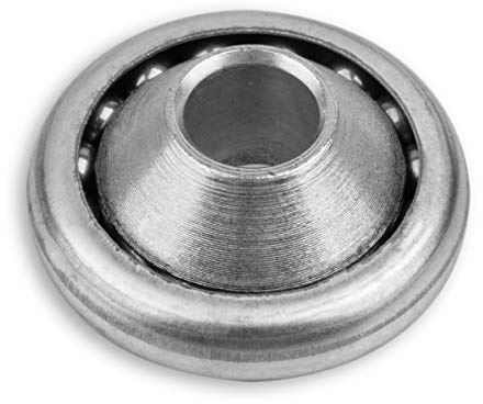 DIWARO® Rolladen - Kugellager | Durchmesser Ø 40 mm | Bohrung Ø 12,5mm | für Maxi Rolladenwelle | mit Metallkern | Rolladenpanzer, Jalousie, Rollo, Stahlwelle, Walzenkapsel mit Stift, Gurtscheibe