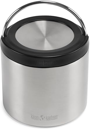 Klean Kanteen TKCanister 473 ml – Edelstahl Isolierbehälter, auslaufsicher & BPA-frei, für warme & kalte Speisen, spülmaschinengeeignet, mit Drehverschluss, klimaneutral, nachhaltig
