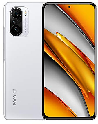 Xiaomi Poco F3 Smartphone 8GB+256GB, cámara de 48MP, Snapdragon 870G,Pantalla AMOLED de 6,67, 4520 mAh Batería,versión Global (Blanco)