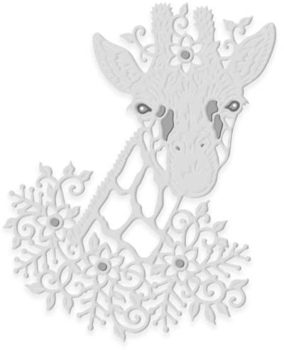 Floral Giraffe- Sweet Dixie Cutting Die for Scrapbooking, cardmaking NAD papercrafts Designed by Sue Dix