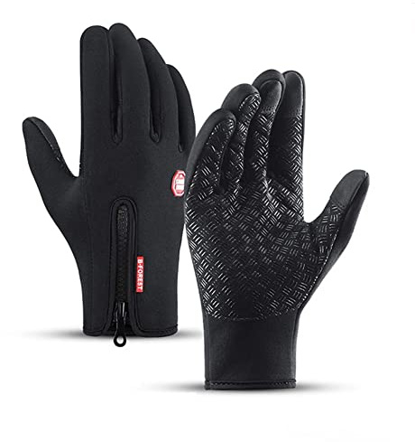 LUCKKY Premiume warme Winddichte wasserdichte Touchscreen Handschuhe Unisex,Handschuhe Herren Damen Winter,Winter Beheizbare Fahrrad Handschuhe,Winterhandschuhe Laufhandschuhe Skihandschuhe