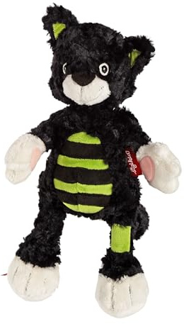 SIGIKID 52842 Stoffi Kater Minnie Plüschtier aus dem Kinderbuch: Die Stoffis; Kuscheltier zum Spielen, Schmusen, Sammeln für Babys und Kinder von 0 bis 8 Jahren