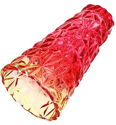 Abaodam Farbverlauf Blumenarrangement Behälter Glasvase Bunte Vase Ornament Tischvase Blumenbehälter Blumenvase Hydrokulturpflanzen