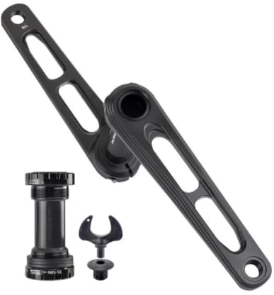 LSRRYD 170mm Fahrrad Kurbel Garnitur Aluminiumlegierung Kurbelarm Set Mit Tretlager for MTB Straßenräder