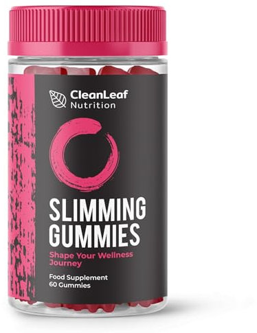 Slimming Gummies – Healthy Keto Snacks – No Added Sugars – Strawberry Flavour – Vegan and Gluten Free - 60 Gummies