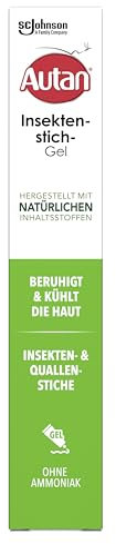 Autan Insektenstich-Gel mit über 95% natürlichen Inhaltsstoffen, zur Kühlung und Beruhigung der Haut nach Insekten- und Quallenstichen, mit Aloe Vera und Menthol, Travel Essentials, 1er Pack, (1x20ml)
