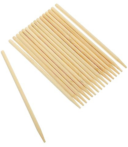 CORHAD 100stücke Holz Kratzstifte Für Diy-kratzwerkzeuge Natürliche Holzstäbe Als Stylus-werkzeuge Kratzmalstifte Zum Malen