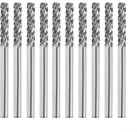 Wolframkarbid-Frässtifte, 3 mm Schaft, Wolframstahl-Fräser mit schnellem Schneiden für verarbeitetes Gusseisen und mehr