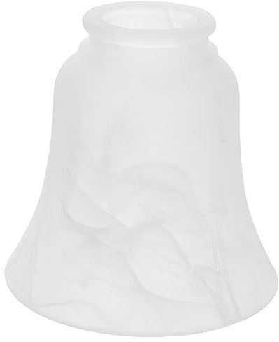 OSALADI Frosted Glass Lamp Shade Simple Elegant Light Cover for Home Living Decor Replacement Lampshade Accessory Vintage Style Lighting