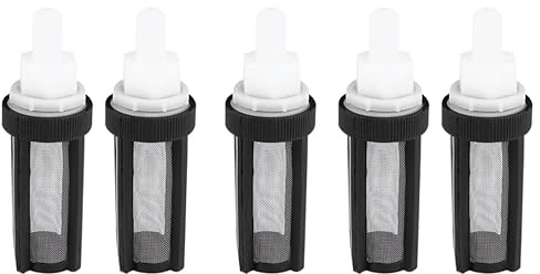 Yardwe Wassereinlassfilter Edelstahl Mikropumpenfilter 3.62X0.98X0.59In Zubehör Für Tauchpumpen Gartenteich Wasserpumpe Schutzfilter 5 Stück