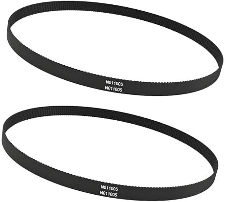 N011005 A12210 Air Compressor Drive Belt Compatible with D55146 D55167 D55168, Craftsman 919-16755 919-16760, Bostitch CAP1615-OF CAP1645-OF & More（2/Pack）