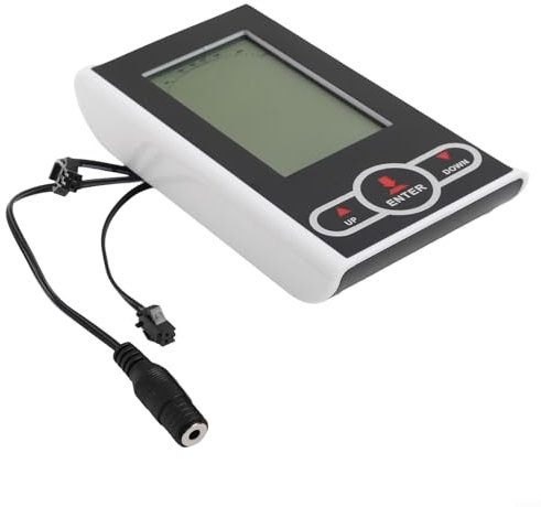 Homeponnew Tachimetro LCD con monitor per cyclette, cyclette con cardiofrequenzimetro, contachilometri da ciclismo, distanza, velocità, contacalorie