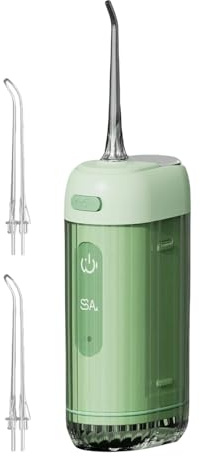 Uhngw Acuático,Cepillos de Agua para Limpieza | Irrigador Bucal Eléctrico Portátil Sin Cable 200ml para Adultos Niños Casa Viajes Playa