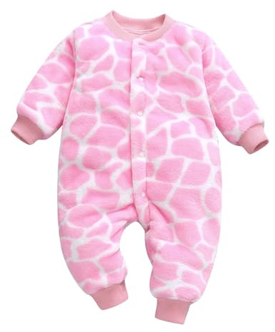 Generisch Neugeborene Baby Mädchen Jungen Fleece Warme Overall Playsuit Romper Kleidung