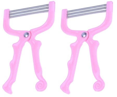 TOPPERFUN Manuell Ansiktshårborttagare med Rostfritt och Tråd-epilator för Kinder och Överläpp Hållbar och Smärtfri Hårborttagning från Roten