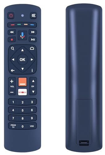RYQIF Télécommande de rechange pour décodeur Bluetooth 4K Streaming DV8555 WH210713D