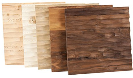 4betterdays.com NATURlich leben! Edles Wandpaneel aus Eiche - 33 x 33 cm - Schallregulierung - Holz Duft - Wandpaneele Holzoptik - Holz Deko - 3d Wandpaneele - inkl. Dübel und Schrauben