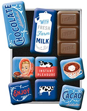 Chocolate Addicted, Magnet-Set (9teilig)