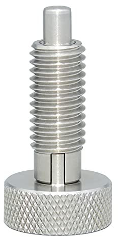 AUZHU PTC - Posicionadores de muelle de acero inoxidable con posición de bloqueo Émbolos de indexación Pasadores de posicionamiento Pasadores elásticos Pasadores de seguridad Pitones de resorte