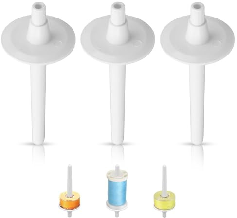 3 Stück Hilfsgarnrollenstift, Garnstift Garnrollenhalter, Garnrollenstift, Nähmaschinen Spulenstift, Garnrollenhalter für Haushaltsnähmaschine, Spulenstift für Nähmaschinen der Serie Singer