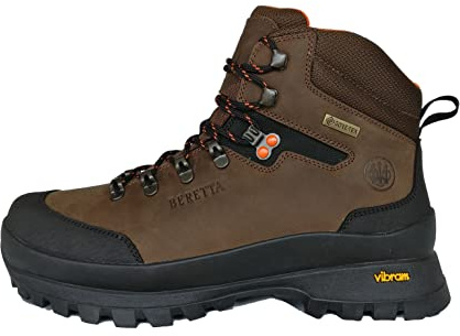 BERETTA Botas de caza para hombre, de piel, impermeables y transpirables, para montaña y senderismo, membrana Goretex®, marrón, 44 EU