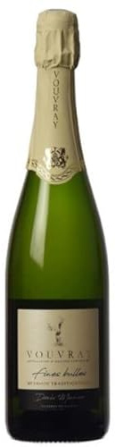 Vouvray 100% Chenin méthode traditionnelle fines bulles récoltant 1 x75cl.