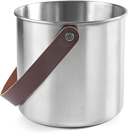 Suinga Eiswürfelbehälter aus Edelstahl, 4 Liter.
