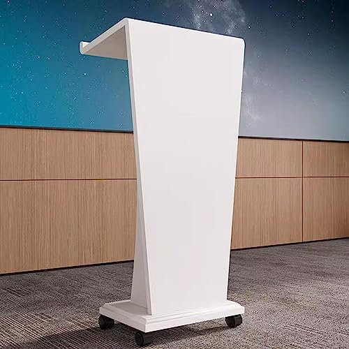 RENLXFI Rednerpult Stehpult Podium Kanzel für Kirchen, Stehpult Podium für Restaurants Hochzeiten Büro und Klassenzimmer Variante, einfache Montage Empfangspult