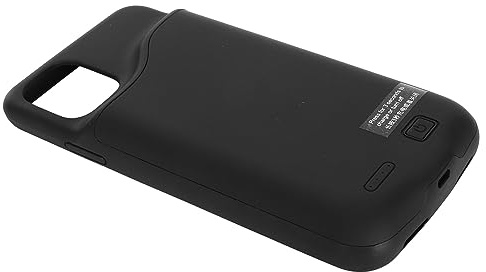 Akkutasche für iPhone 11, wiederaufladbare 6000mah Ultra Slim Akku-Ladetasche Leistungsstarke tragbare Handy-Ladetasche für iPhone 11, 360°Schutz Handy-Akkutasche (Schwarz)