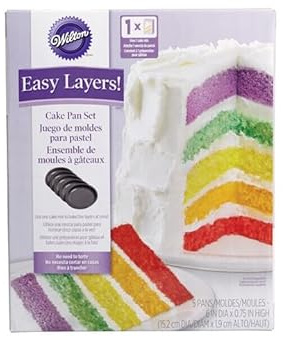 Its Just A Box 5 Piece Easy Layers! 6 Round Cake Tin Set
