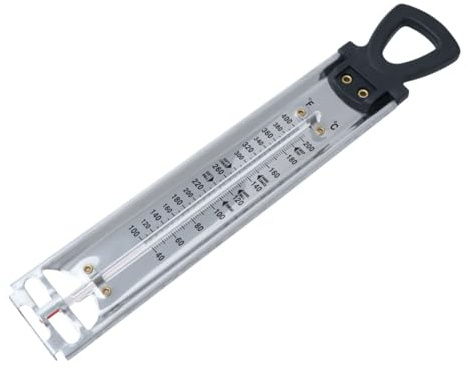 Zerodeko Thermomètre À Sucre Et Sirop Thermomètre À Bonbons Conception Suspendue Double Échelle Pour Une Lecture Facile