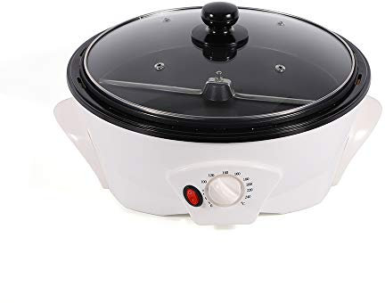 Elektrischer Kaffeeröster 1200W Kaffeeröstmaschine Kaffeeröster Kaffeebohnenmaschine Nussröstmaschine Kaffeebohnenröster, Kaffeemaschine für Cafe Shop, zu Hause, Cafe und Club