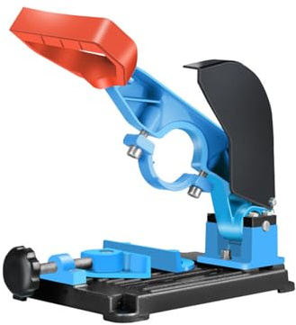 Adjustable Angle Grinder Stand, 38mm - 48mm Clamping Range with 0-45° Adjust Cutting Angle, Dual Use Bracket Holder for Angle Grinder and Hammer Drill