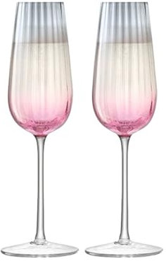 Vasos Cristal Copas de Vino Simples Hechas a Mano, Bonitas Copas de Vino Tinto y Copas de Vino Tinto Grandes for Fiesta, Boda, cumpleaños, Aniversario, Bar Personaliza (Color : Pink, Size : 2_A)