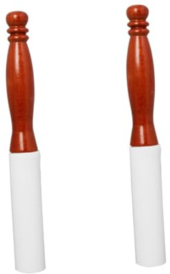 ifundom 2stücke Klangschalen Percussion Stick Aus Gummi Robuster Klöppel Für Kristallklangschalen Zubehör Für Klangtherapie Buddha-musikinstrumente Für Heimgebrauch Braun