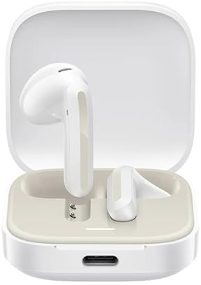 Xiaomi Redmi Buds 6 Active Wireles Earbuds (Global Version), Bluetooth 13.7 cm Ear Kopfhörer, 30H lange Akkulaufzeit, Geräuschunterdrückung für Anrufe, 5 Tuning-Modi, IPX4 wasserdicht, Weiß