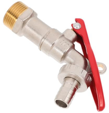 ASAKKURA Lockable Garden Faucet Brass Tap Waterbut Hosepipe for Patio Automatic Irrigation Equipment Water Manifold Valves