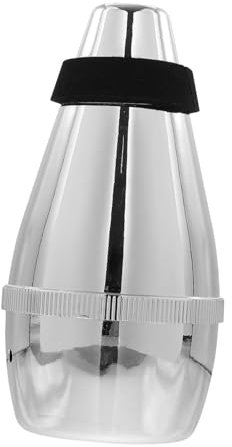 BIUDECO Trompetendämpfer Aus Silbernem Abs-material Praktisches Instrumentenzubehör Für Geräuscharmes Üben Effektive Klangdämpfung Einfach Zu Verwenden Geeignet Für Blechblasinstrumente Un