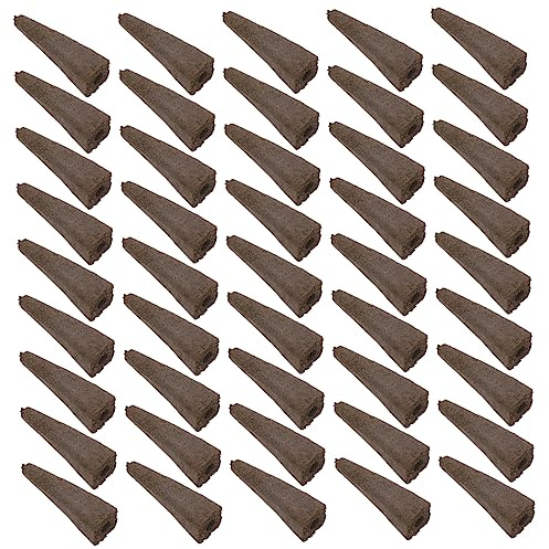 TOYANDONA 50 Bloques de Hidropónico para de Plantas Suelo Nutritivo Pellets de Turba Jardinería sin Suelo Prácticos