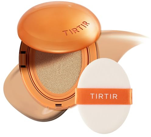 TIRTIR Fond De Teint Mask Fit Ai Filter Cushion, Finition Semi-Mate, Jusqu'À 72 Heures, Couverture Moyenne À Complète, 0,63 Oz Liq (Lot De 1) Moka 25N